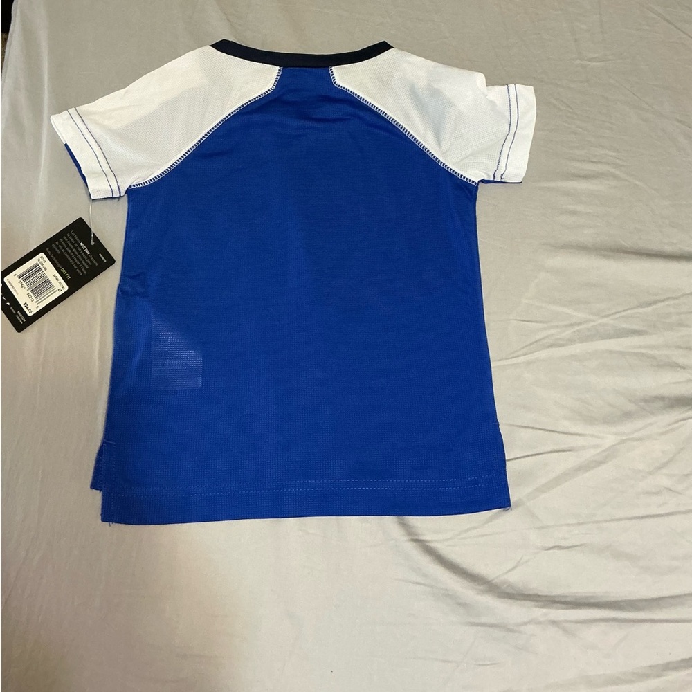 NWT Nike Dri-FIT Toddler Shirt Size 2T Blue Short Sleeve Athletic Tee - Picture 6 of 9